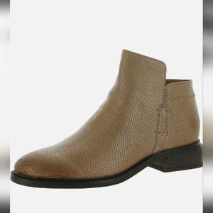 Franco Sarto BHFO  napoli womens leather zip up booties size 10